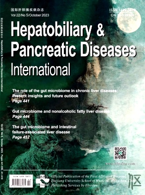 Hepatobiliary  Pancreatic Diseases International杂志