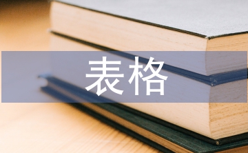 小学生调查报告表格