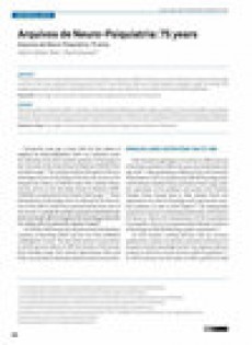 Arquivos De Neuro-psiquiatria