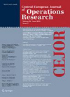 Central European Journal Of Operations Research