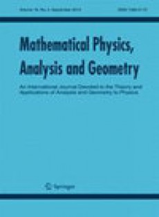 Mathematical Physics Analysis And Geometry