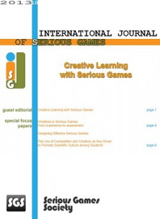 International Journal Of Serious Games