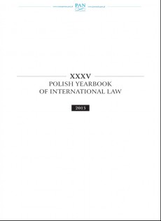 Polish Yearbook Of International Law